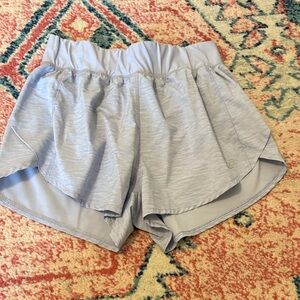 Asics Women's Heather Gray Athletic Shorts